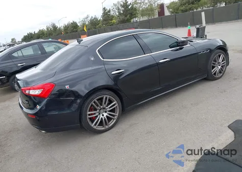2017 Maserati Ghibli S из США, поврежденный, VIN ZAM57RSA7H1206204